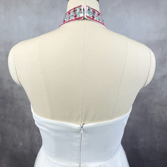 Blondie Nites Prom Dress Gown Size 11 Formal Tulle Embroidered Fairy Wedding Y2K - Picture 7 of 13